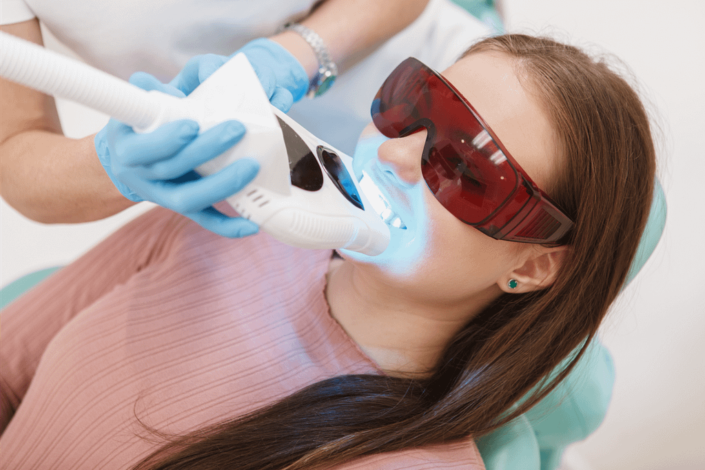 professional teeth whitening treatment